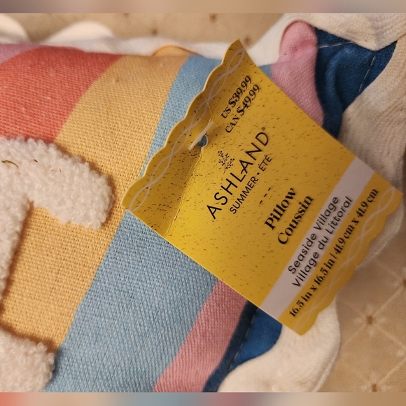 You Me And The Sea Decorative Pillow - Picture 3 of 4